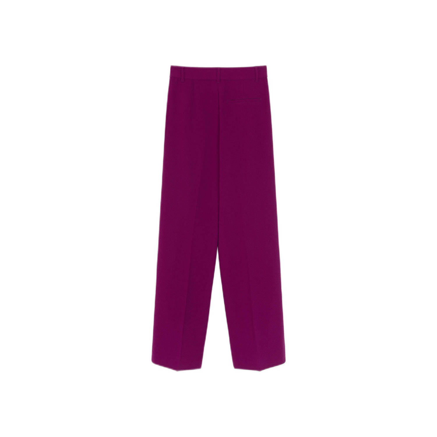 CKS high waist straight fit broek paars