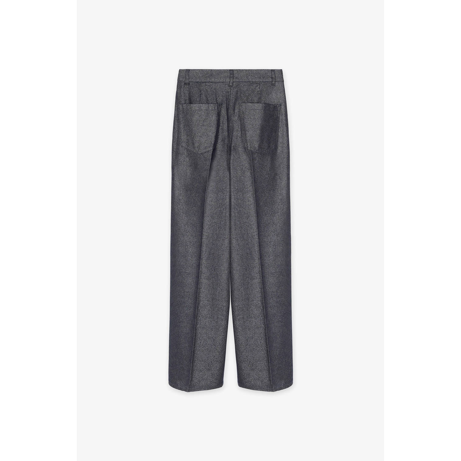 CKS wide leg broek TARO grijs