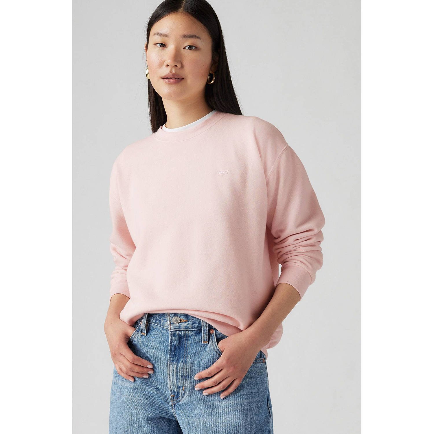 Levi's sweater lichtroze