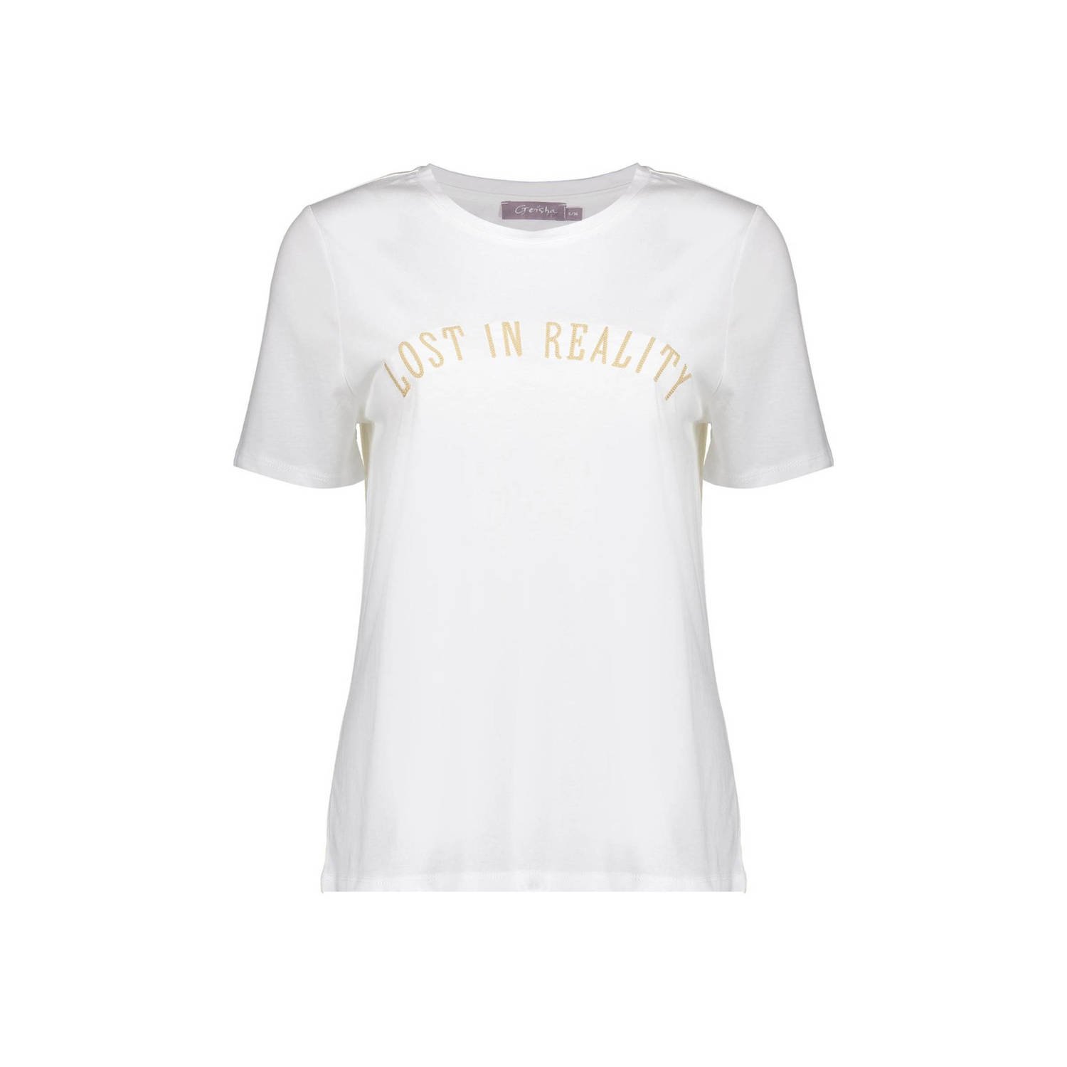 Geisha Reality T-shirt voor vrouwen White Dames