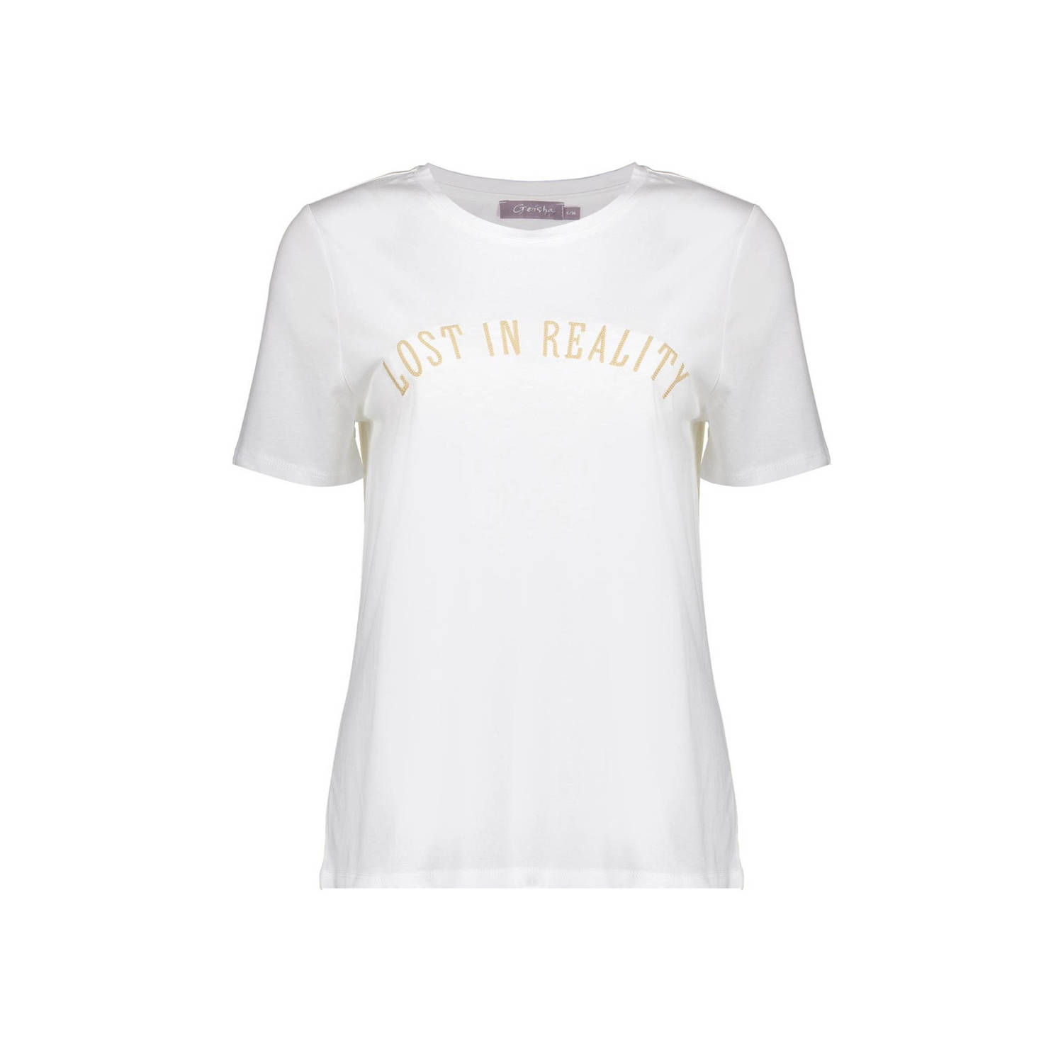 Geisha Reality T-shirt voor vrouwen White Dames