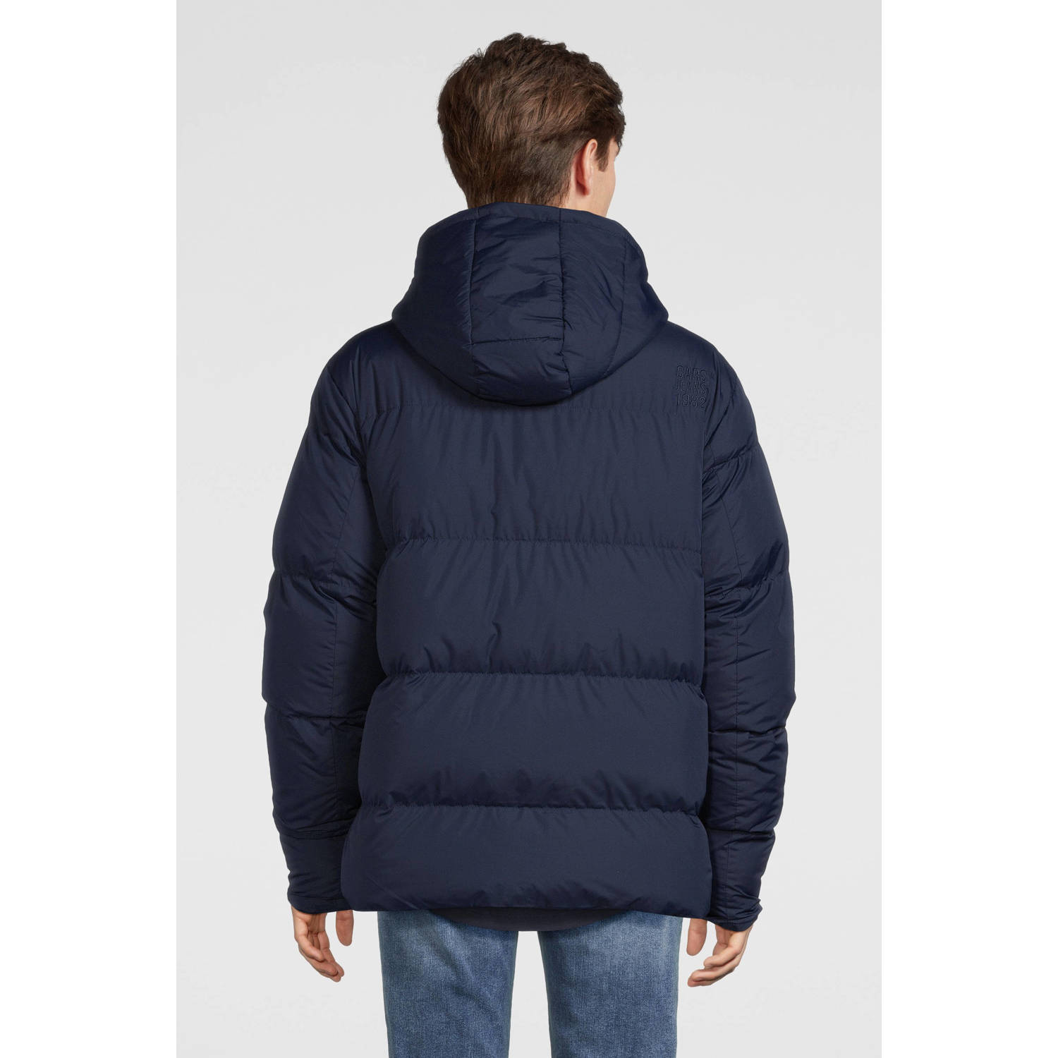 Cars gewatteerde winterjas YORZA donkerblauw