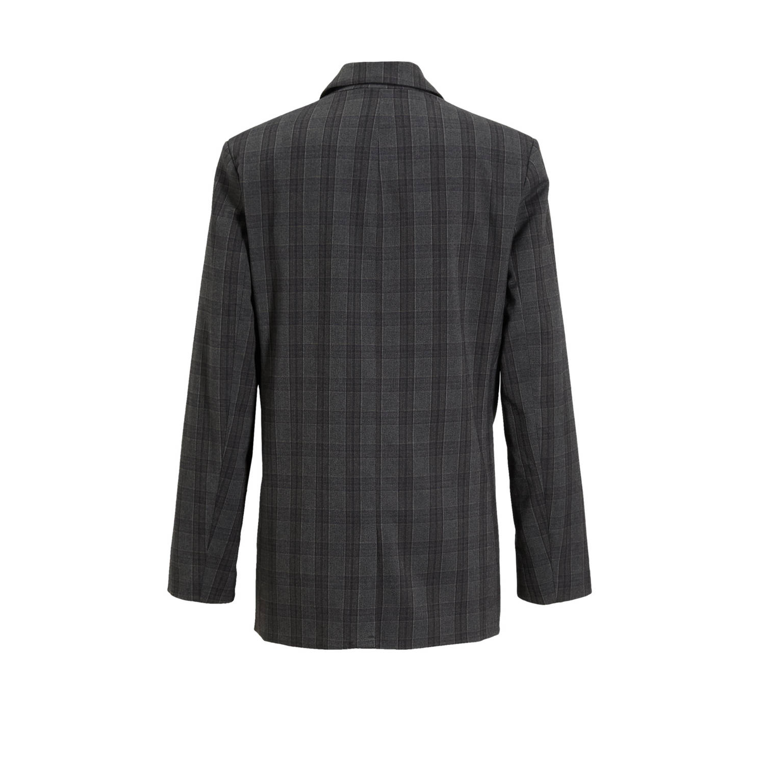 MSCH Copenhagen geruite rechtvallende blazer grijs