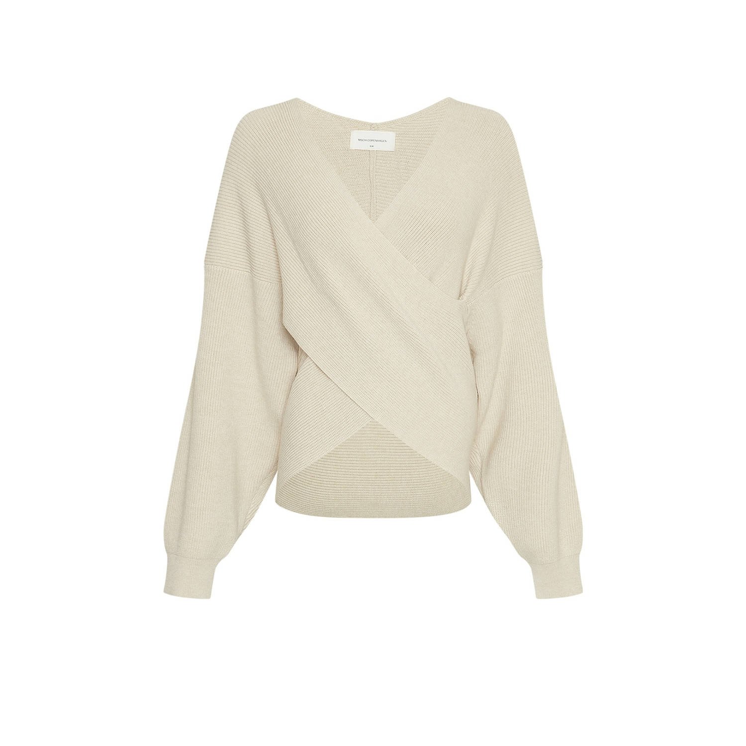 MSCH COPENHAGEN Dames Truien & Vesten Mschzinelle Rachelle Wrap Pullover Beige