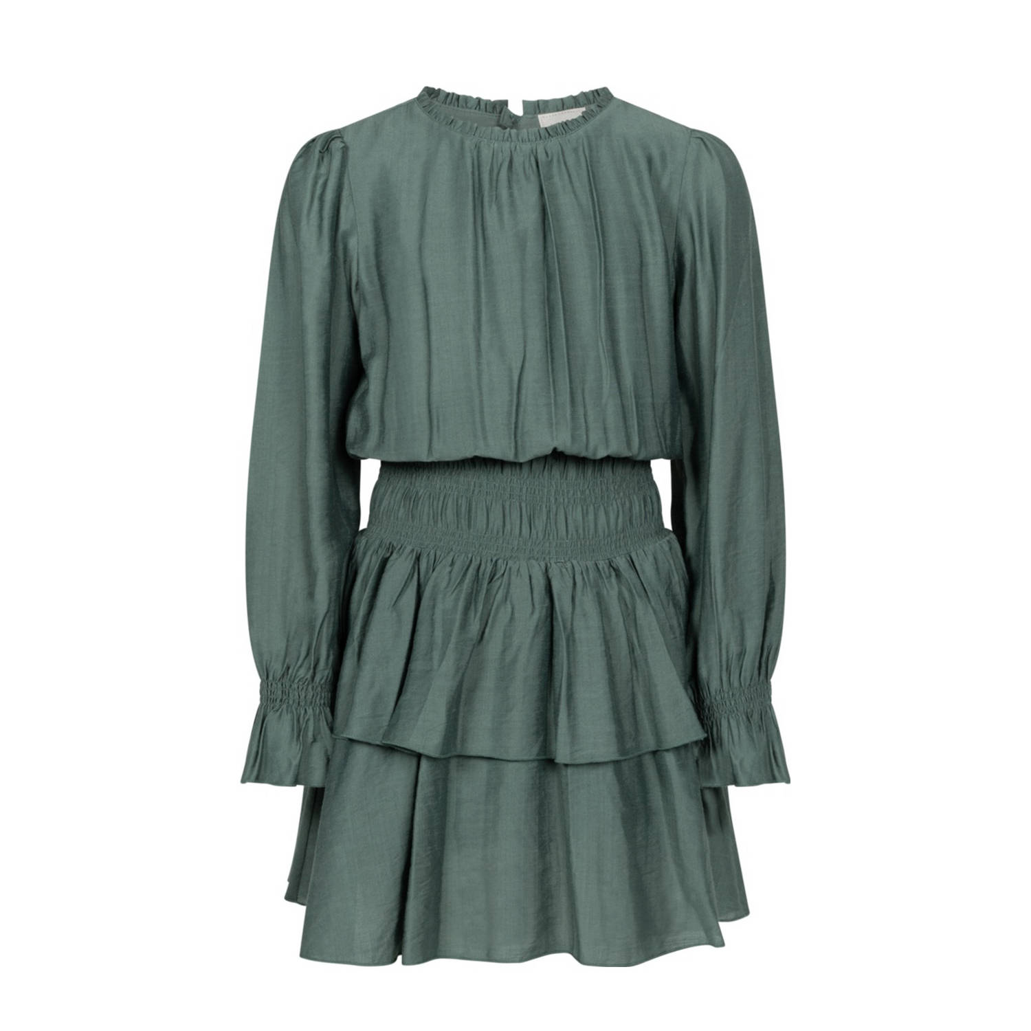 AI&KO Meisjes Jurken Marthe Structure Vis 525 G Groen
