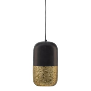 Tirsa Hanglamp - Metaal - Zwart/Brass - 36x20x20
