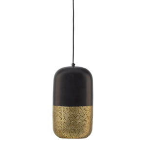 Tirsa Hanglamp - Metaal - Zwart/Brass - 36x20x20  