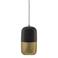 WOOOD Tirsa Hanglamp - Metaal - Zwart/Brass - 36x20x20