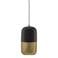 WOOOD WOOOD Tirsa Hanglamp - Metaal - Zwart/Brass - 36x20x20