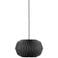 WOOOD Globe Hanglamp - Papier - Naturel/Zwart - 25x44x44