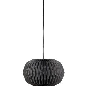 Hanglamp Globe - Papier - Naturel/Zwart - 25x44x44