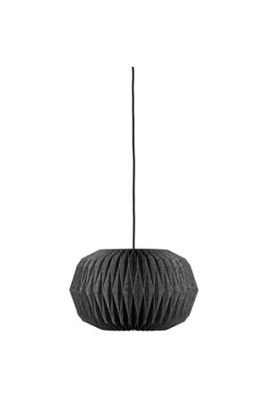 Hanglamp Globe - Papier - Naturel/Zwart - 25x44x44