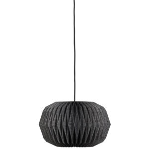 Hanglamp Globe - Papier - Naturel/Zwart - 25x44x44
