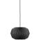 WOOOD Hanglamp Globe - Papier - Naturel/Zwart - 25x44x44