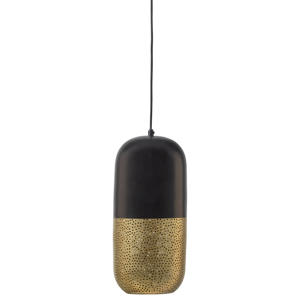 Tirsa Hanglamp - Metaal - Zwart/Brass - 46x20x20  