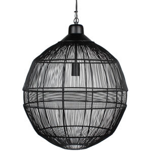 WOOOD Enes hanglamp - Metaal - Zwart - 60x50x50  