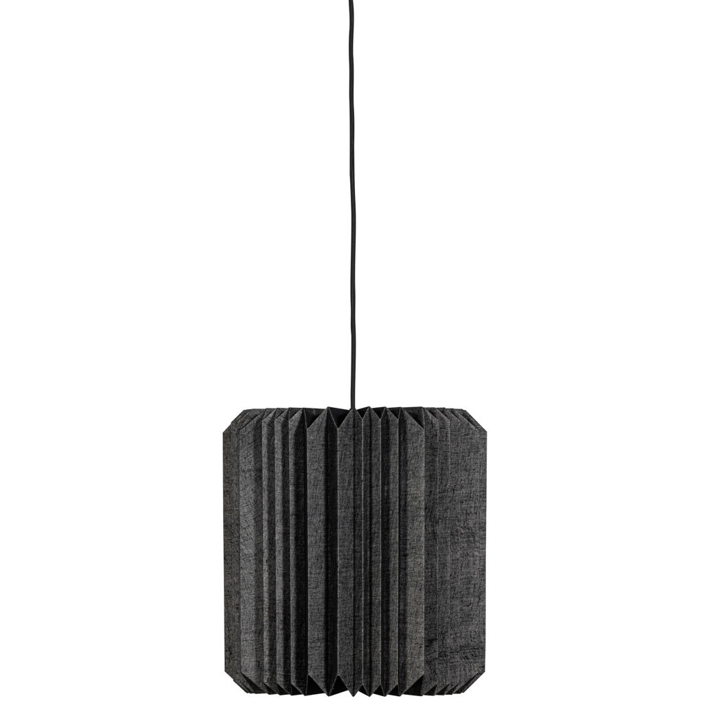 WOOOD Hanglamp Bones - Papier - Naturel/Zwart - 40x44x44