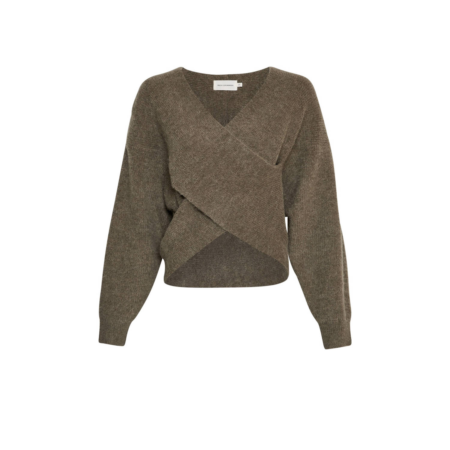 MSCH COPENHAGEN Dames Truien & Vesten Mschzinelle Hope Wrap Pullover Groen