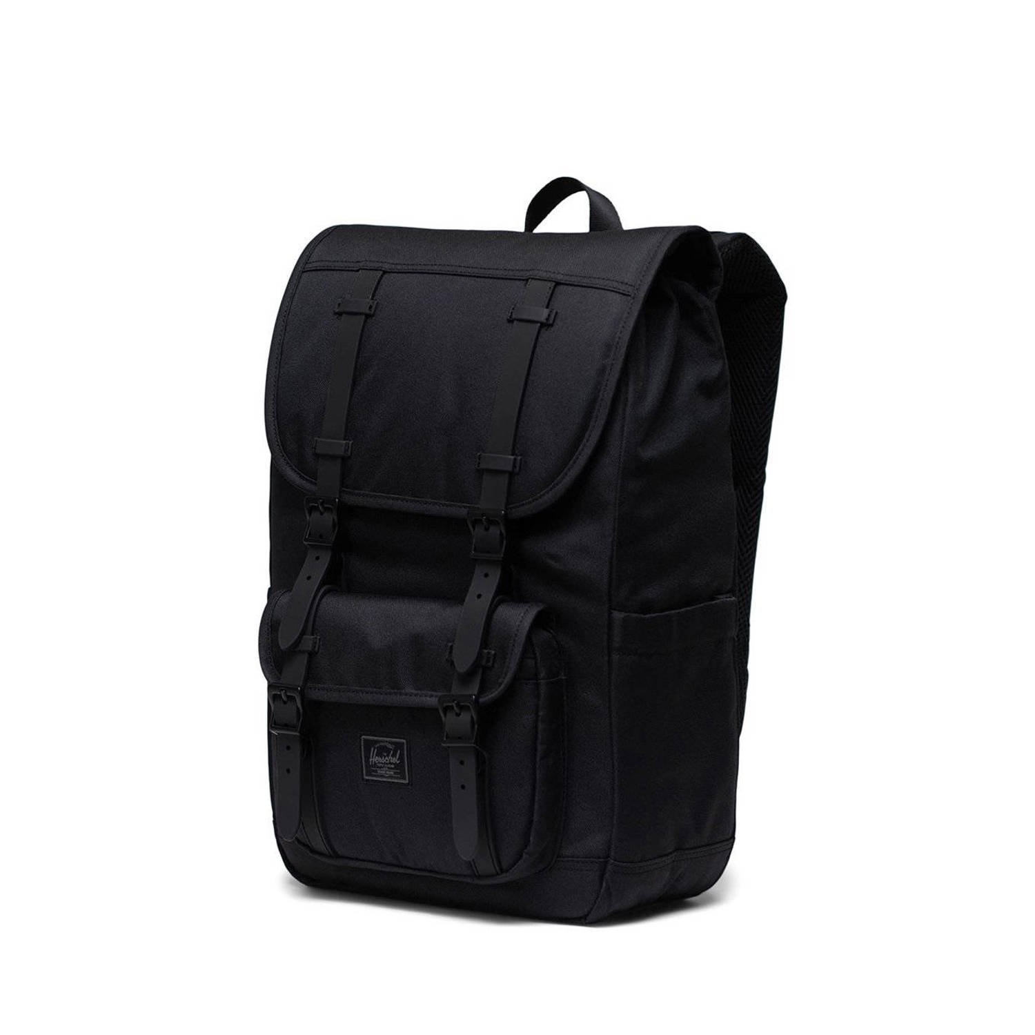 Herschel Klassieke Mid-rugzak Zwart Polyester Black Heren