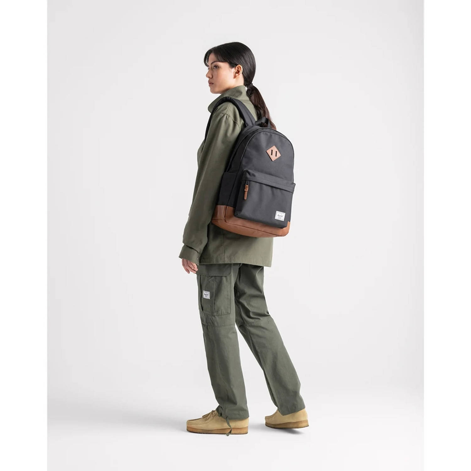 Herschel Moonbeam Heritage Rugzak Gray Unisex