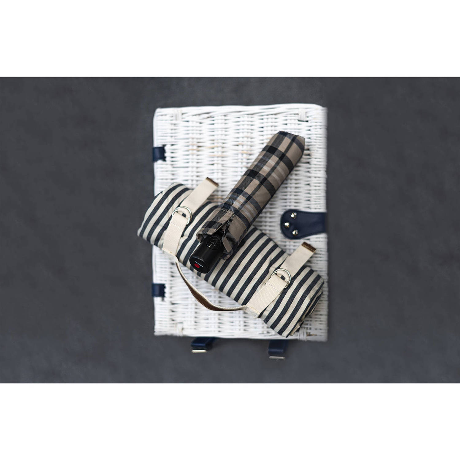 Knirps paraplu A.200 Medium Duomatic bruin