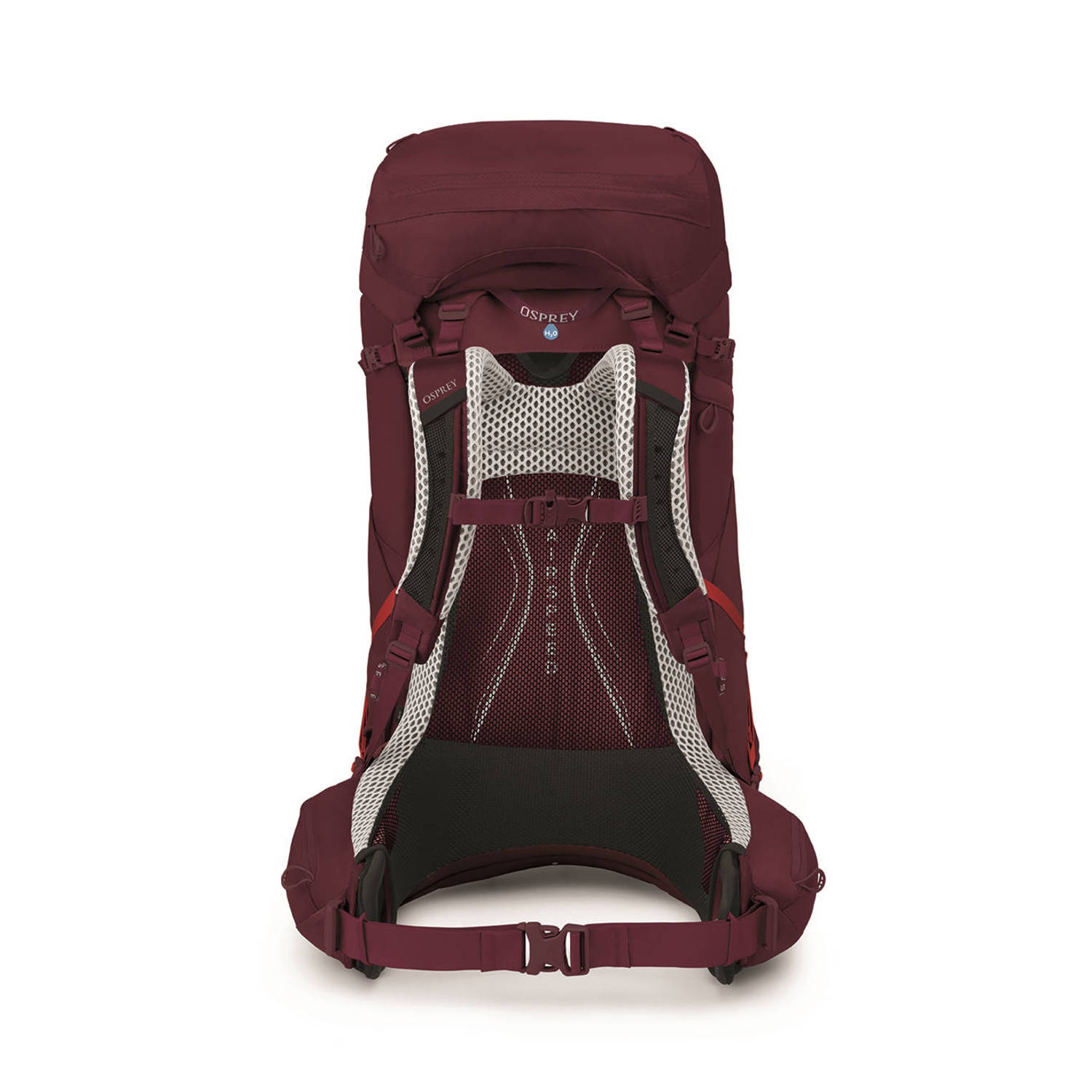 Osprey backpack Aura AG LT 65L WM L donkerrood