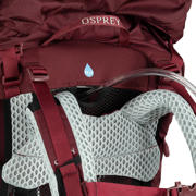 thumbnail: Osprey backpack Aura AG LT 65L WM/L donkerrood