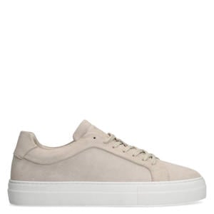 suède sneakers beige
