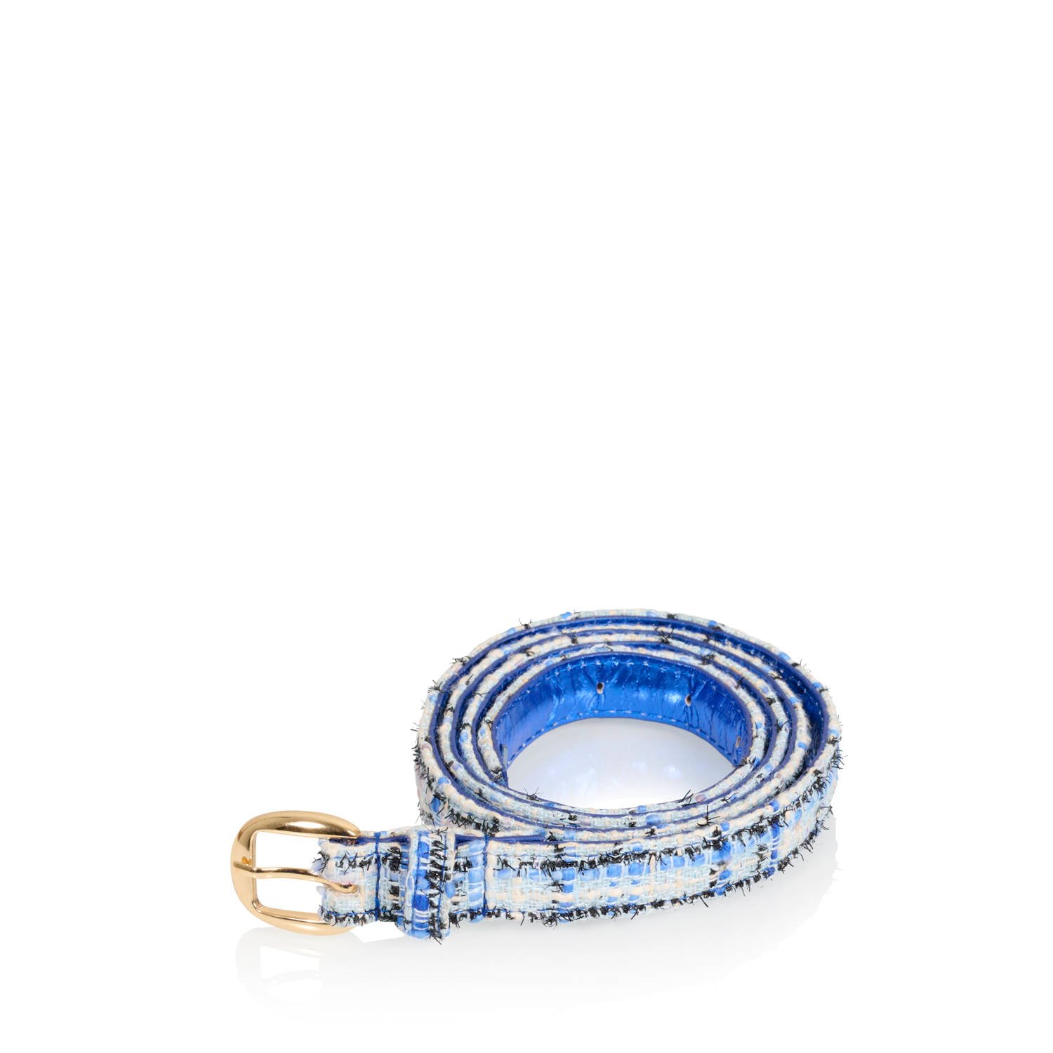 DWRS riem Fiji Tweed blauw