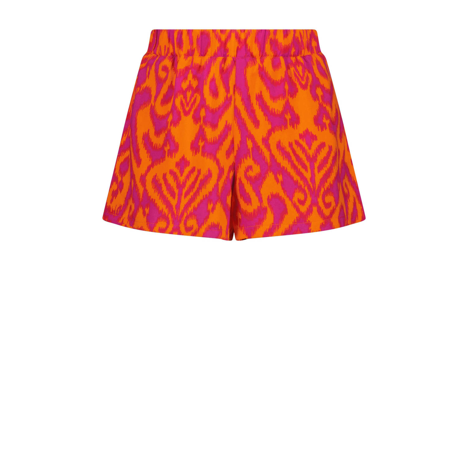 Raizzed regular fit casual short Natas met all over print fuchsia oranje Korte broek Roze Meisjes Viscose 128