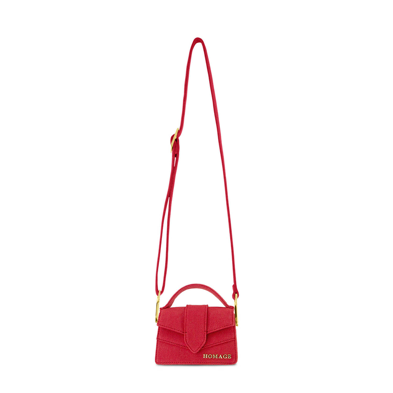 Homage to Denim crossbody tas Gigi Mini roze
