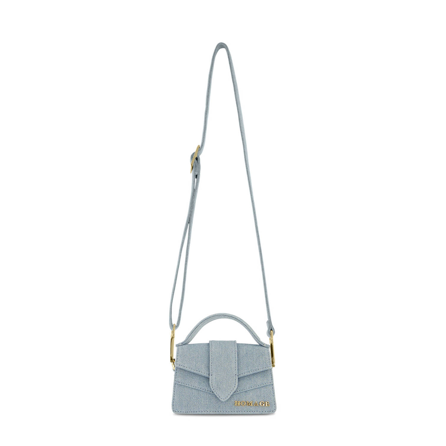 Homage to Denim crossbody tas Gigi Mini blauw