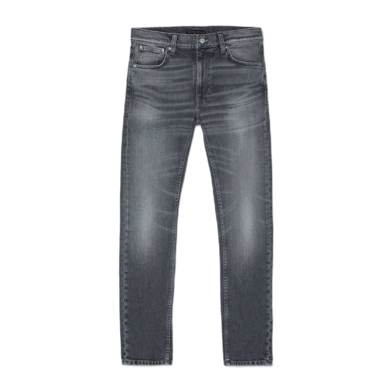 Nudie Jeans tapered fit jeans Lean Dean grey steel