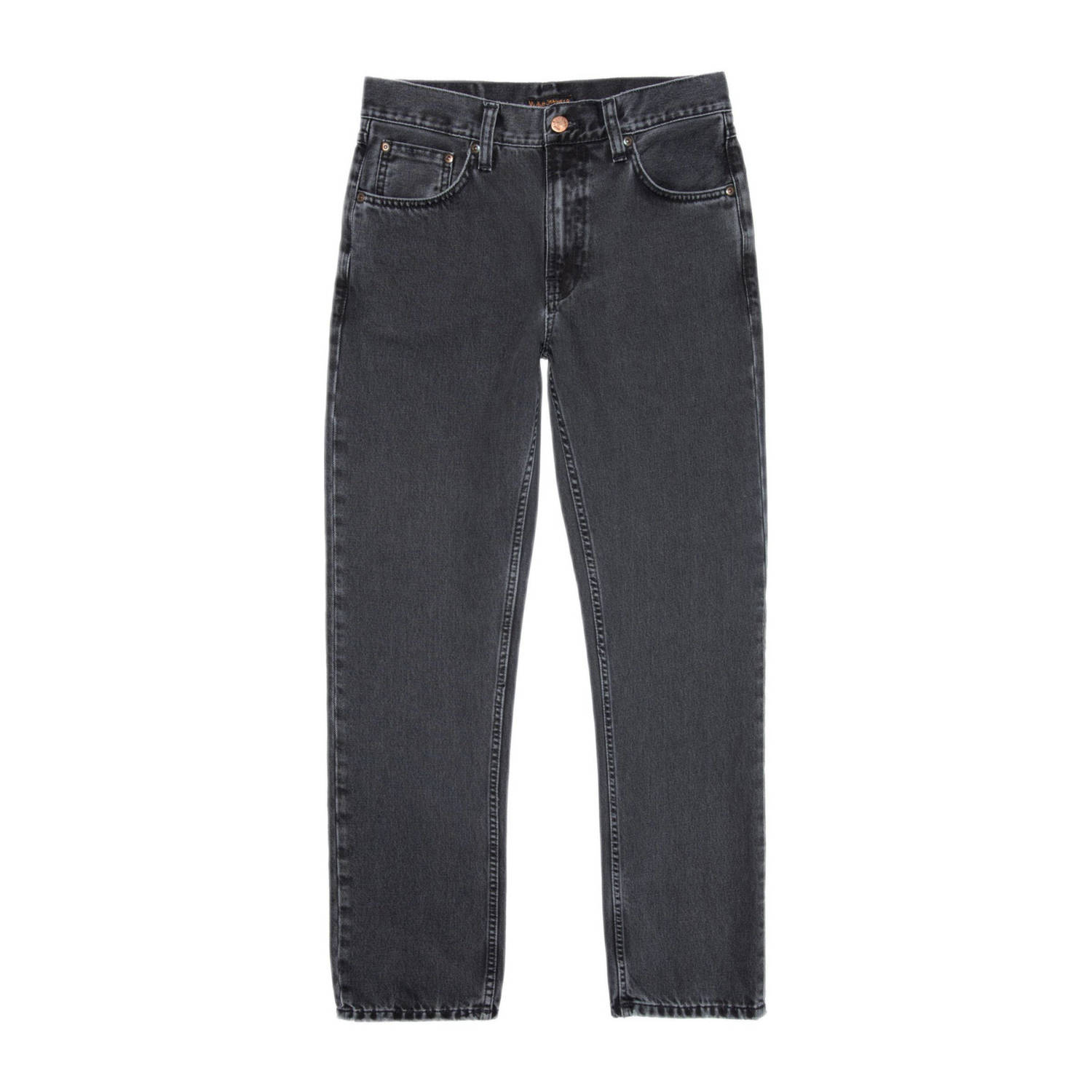 Nudie Jeans regular fit jeans Gritty Jackson black cliffs