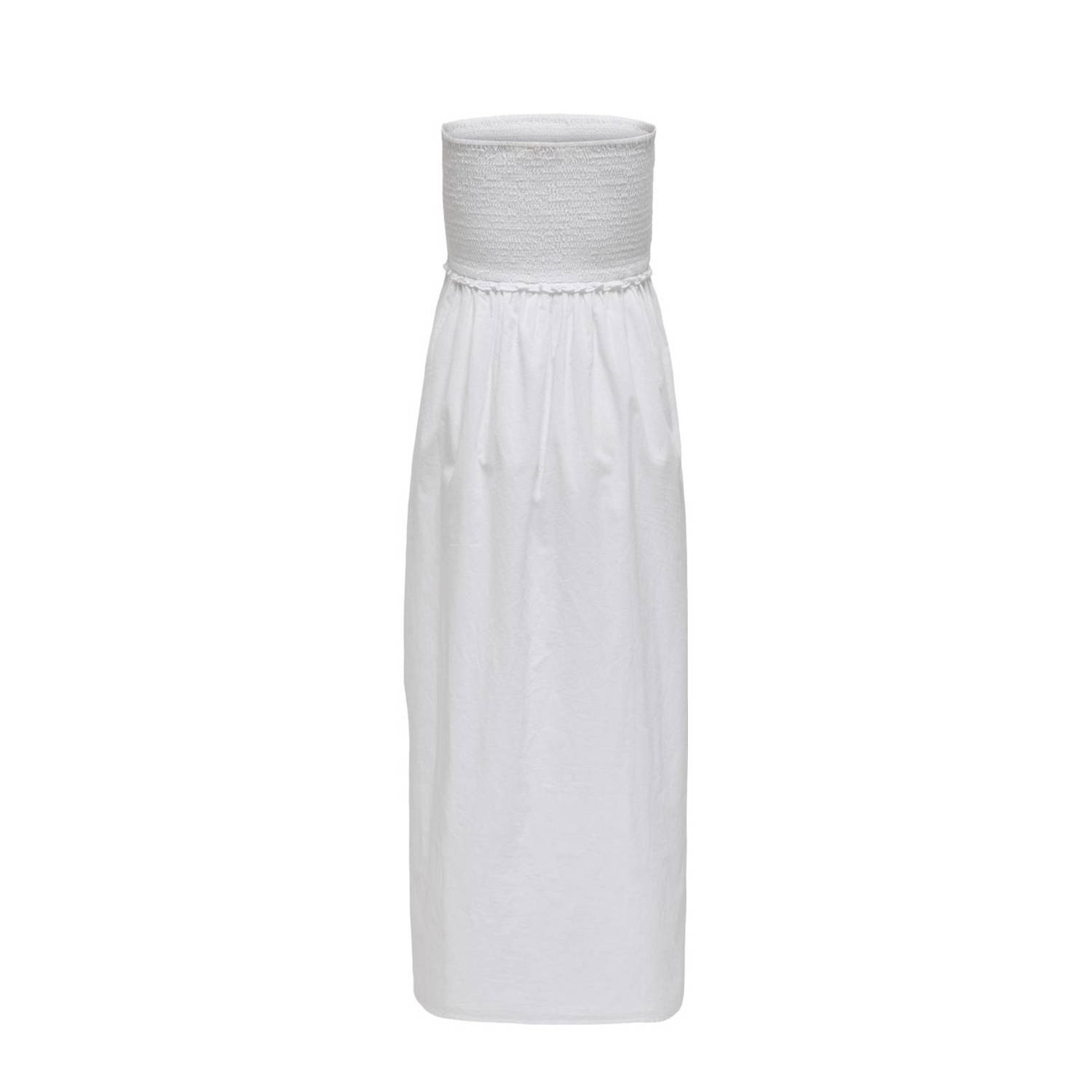 ONLY maxi jurk ONLCLAUDIA wit