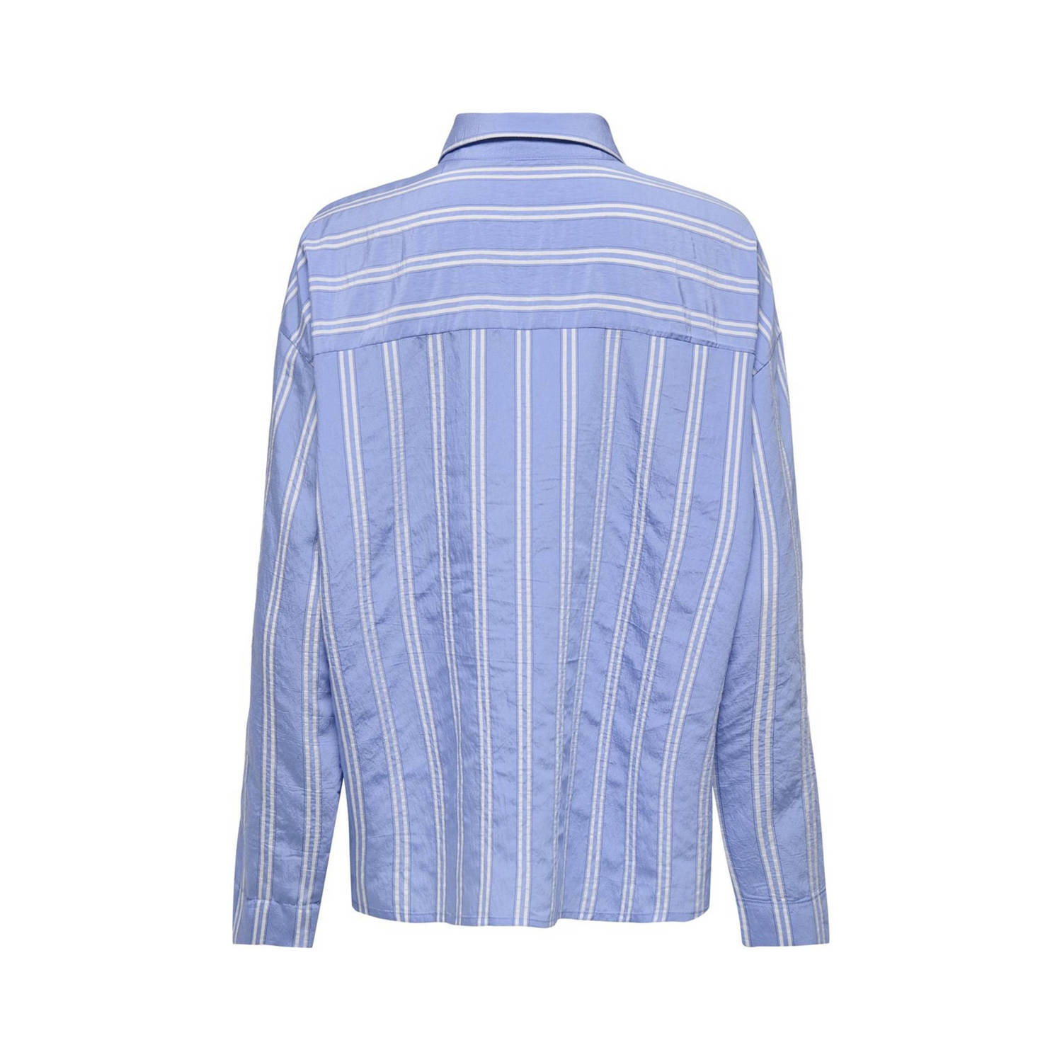 ONLY gestreepte blouse ONLESTHER blauw wit