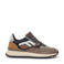 Floris van Bommel suède sneakers taupe/bruin