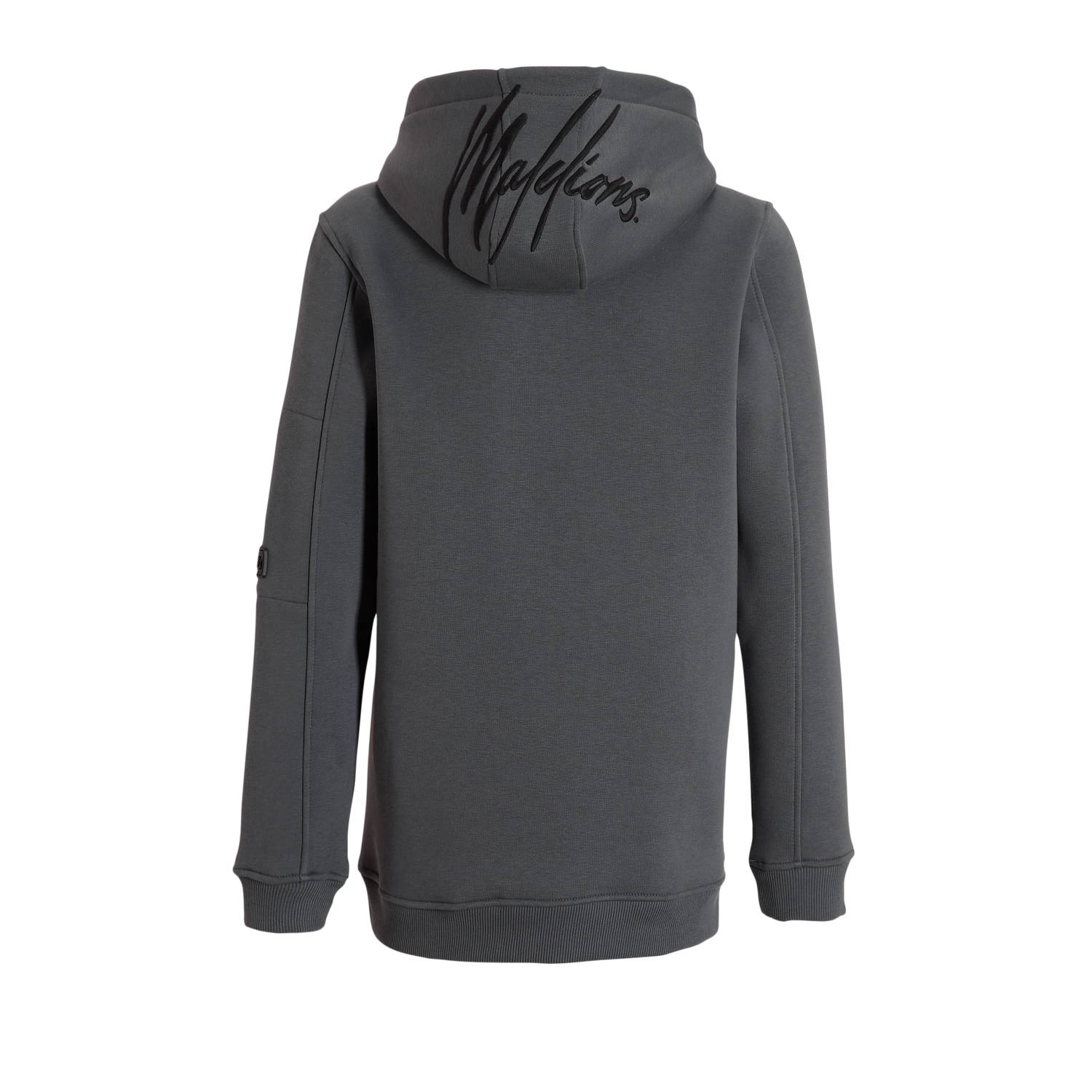 Malelions hoodie met logo donkergrijs