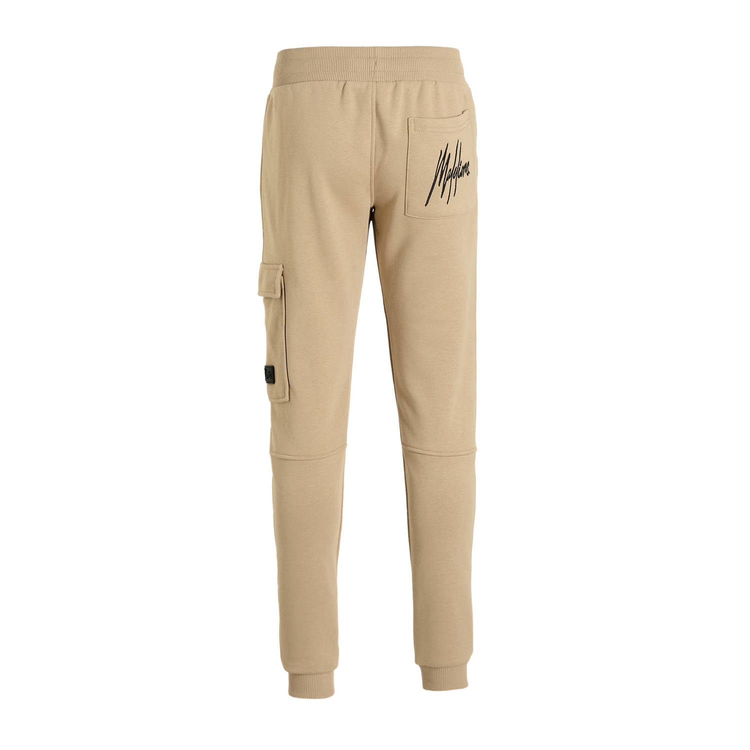 Malelions cargobroek met logo lichtbruin