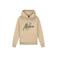 Malelions hoodie Striped Signature met printopdruk beige/donkerblauw