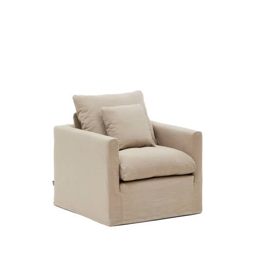 Kave Home fauteuil Nora - Taupe