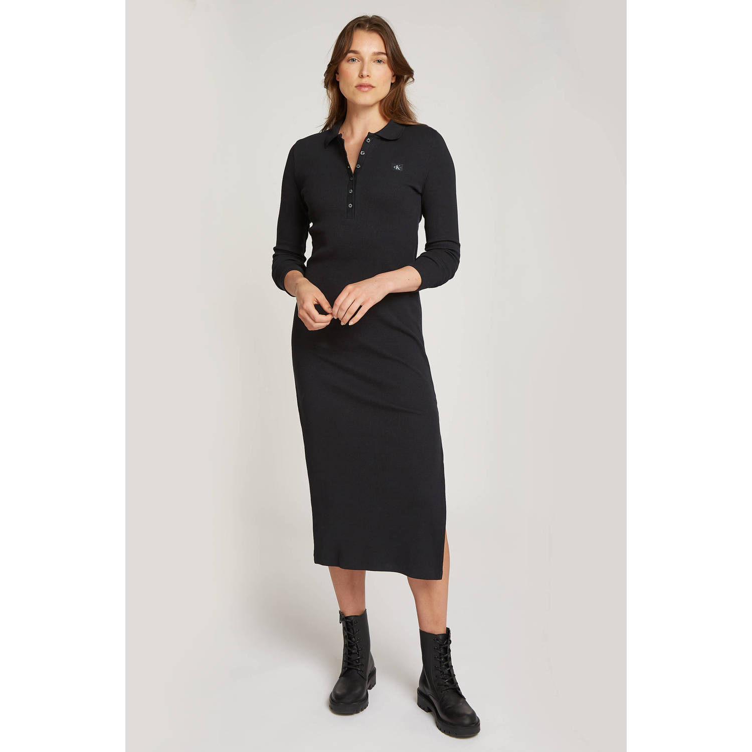CALVIN KLEIN JEANS jurk zwart