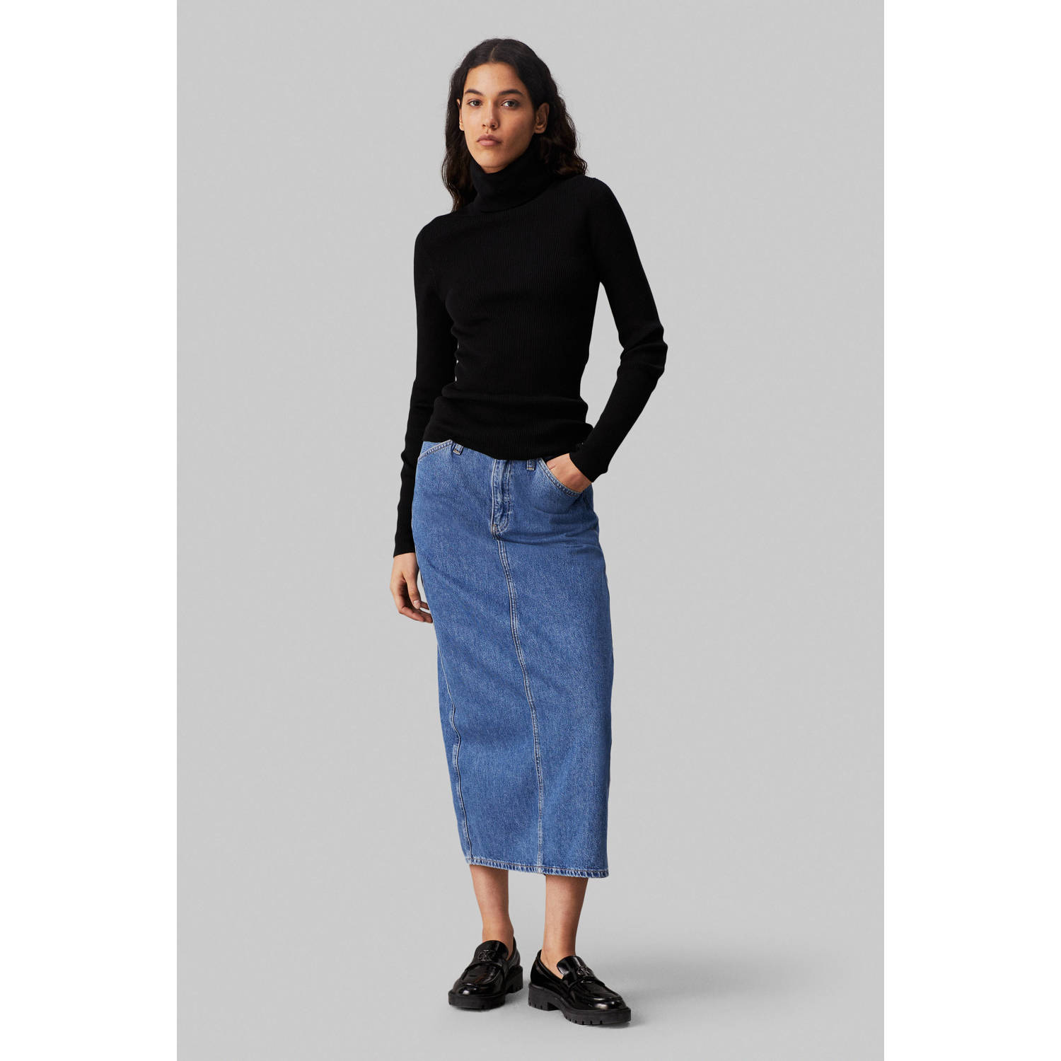 CALVIN KLEIN JEANS top zwart