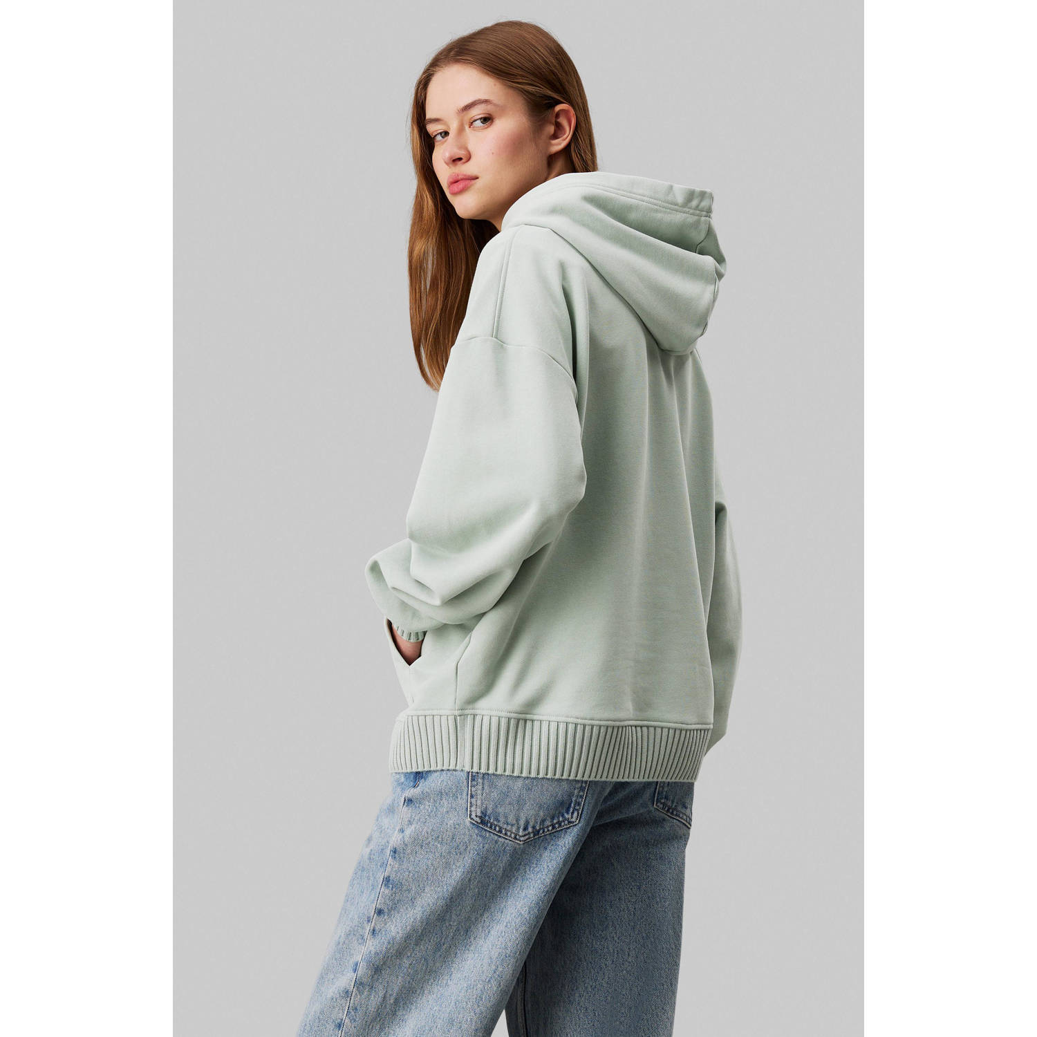 CALVIN KLEIN JEANS hoodie mintgroen