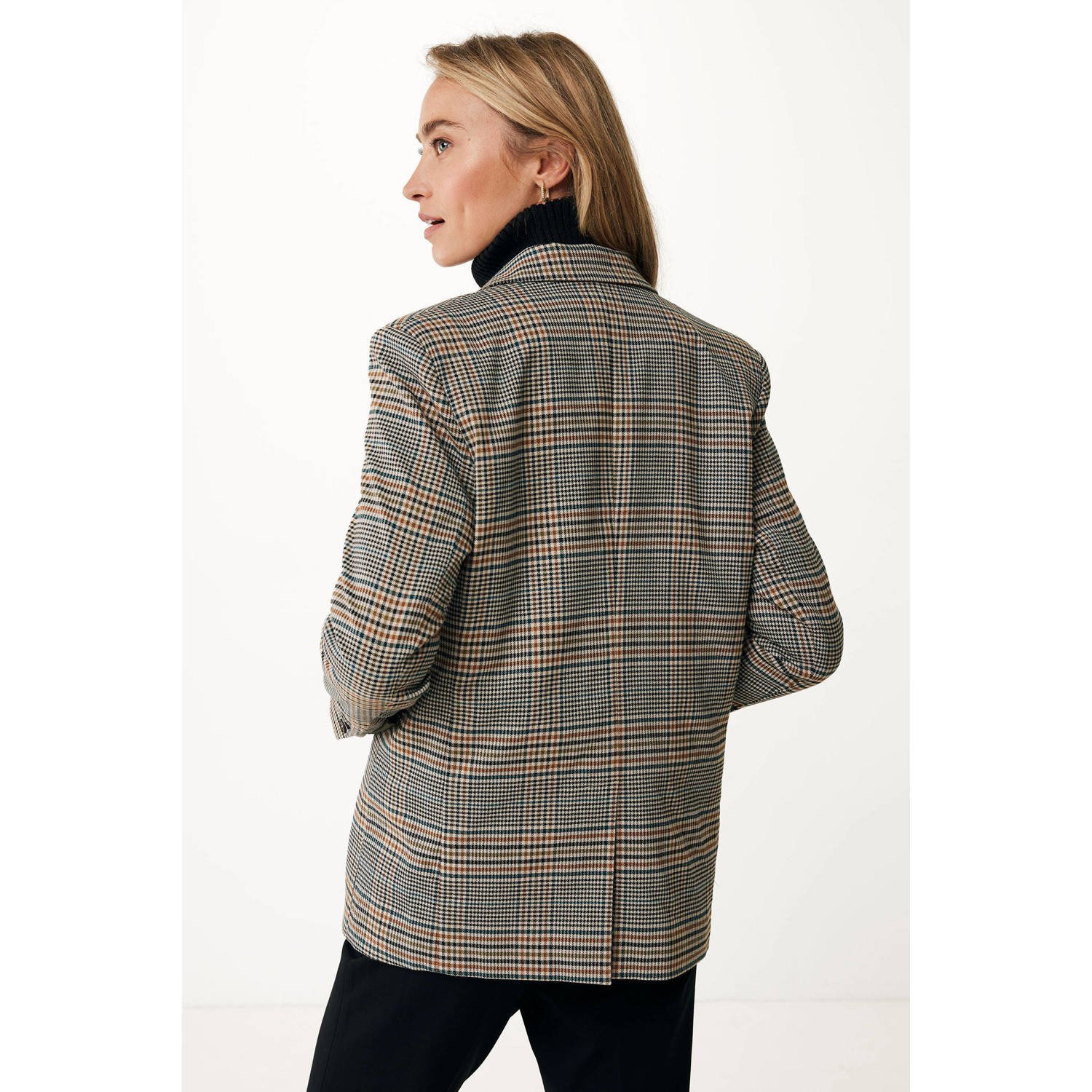 Mexx geruite oversized blazer multi