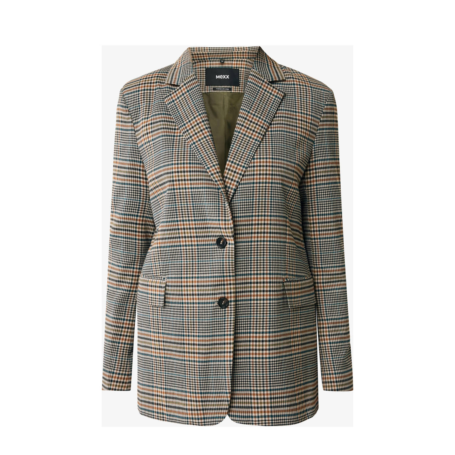 Mexx geruite oversized blazer multi