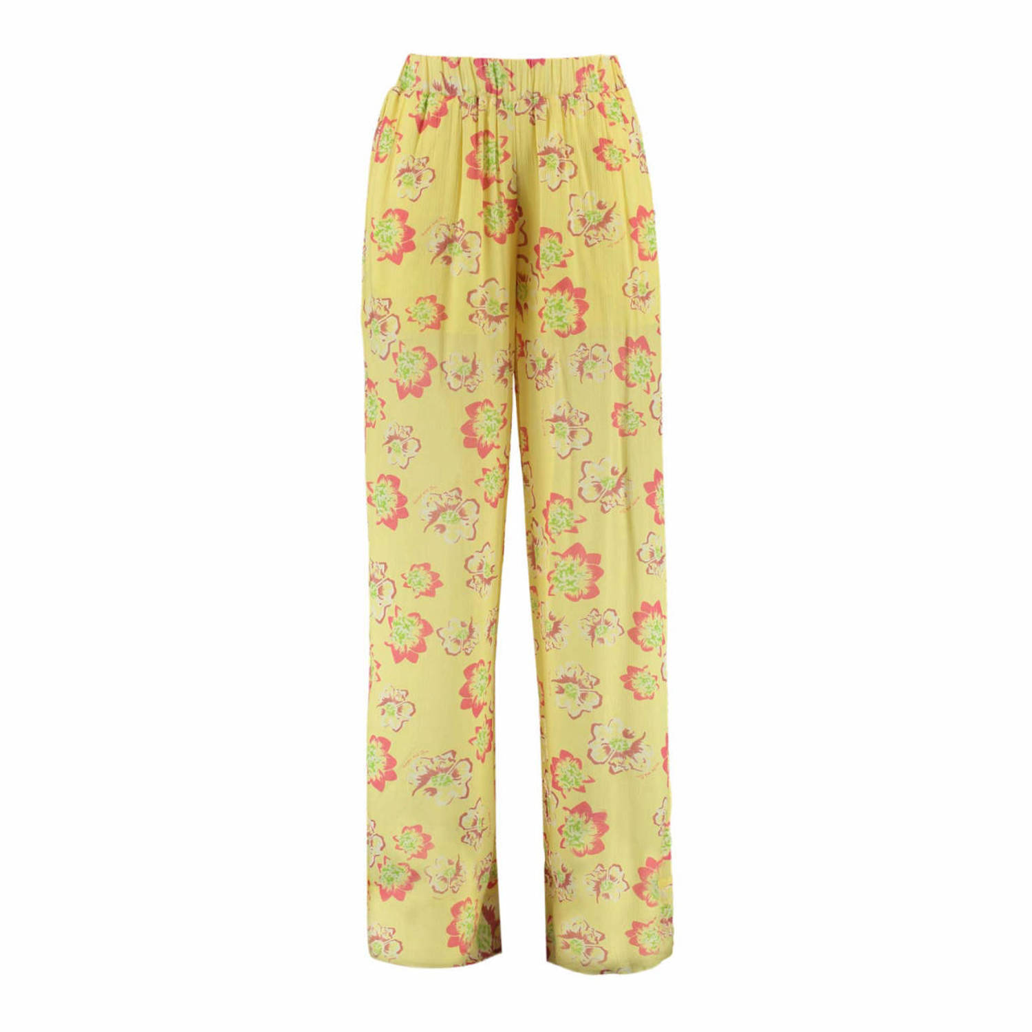 HARPER & YVE gebloemde pantalon ALEXIS geel