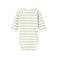 LIL' ATELIER BABY gestreepte romper NBMKAIL ecru/grijs