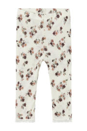thumbnail: Oudroze meisjes NAME IT BABY wollen baby legging offwhite met slim fit en elastische tailleband