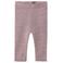 NAME IT BABY baby slim fit legging NBFWANG van merinowol en all over print lila